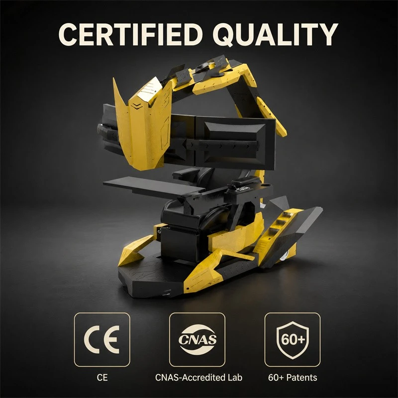 Triple Monitor Zero-Gravity Gaming Cabin manufacturers